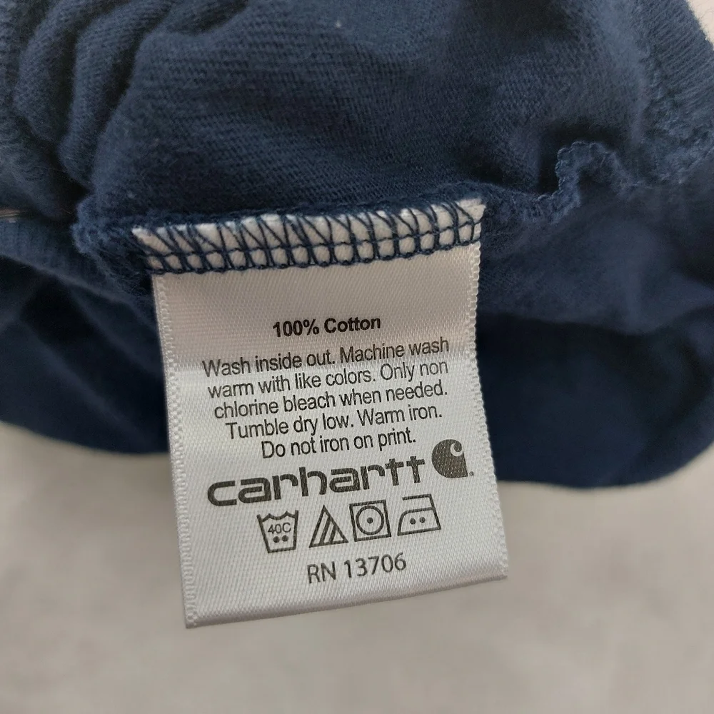 CARHARTT INFANT BOYS BLUE 4 WHEELER TOUGH SHORT SLEEVE BODY SUIT SIZE 24 MTH